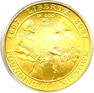 image for: 2007-W $5 Jamestown PCGS MS69