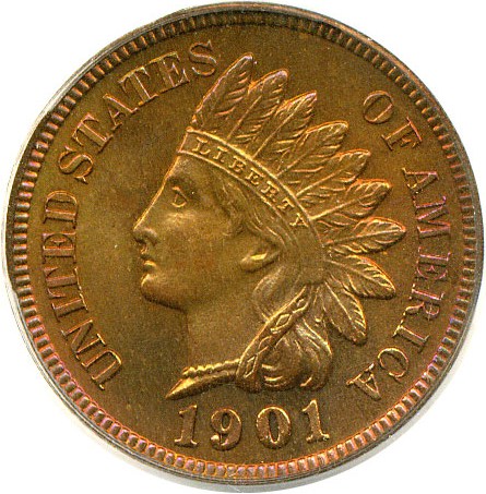 image for: 1901 1c  PCGS Proof 66 RD