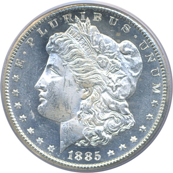 image for: 1885-CC $1  PCGS MS64 DMPL