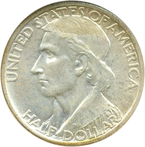 image for: 1935/34 50c Boone NGC MS66