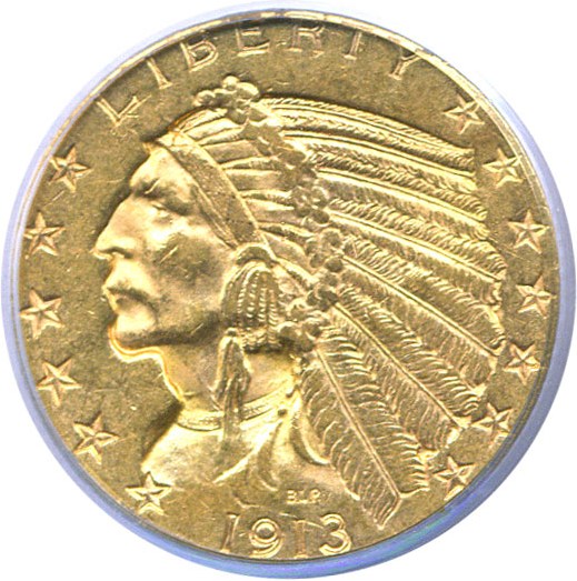 image for: 1913-S $5  PCGS MS61