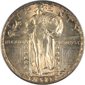 image for: 1928 25c PCGS/CAC MS64 FH