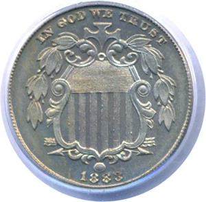 image for: 1883 5c Shield PCGS/CAC Proof 65