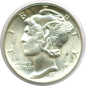 image for: 1936 10c PCGS MS67 FB