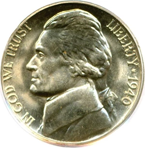 image for: 1940-D 5c PCGS MS67 FS
