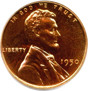 image for: 1950 1c PCGS Proof 64 RD
