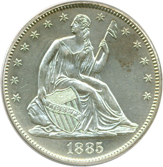 image for: 1885 50c  PCGS/CAC Proof 62