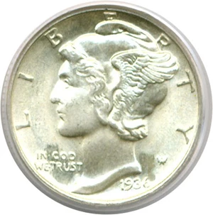 image for: 1936 10c PCGS MS66 FB