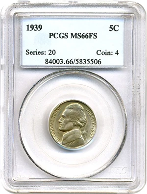 image for: 1939 5c PCGS MS66 FS