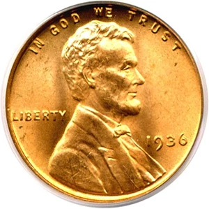 image for: 1936 1c PCGS MS67 RD