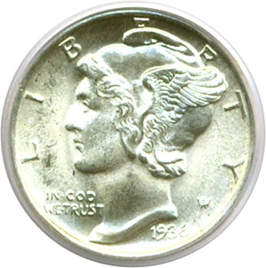 image for: 1936 10c PCGS MS66 FB