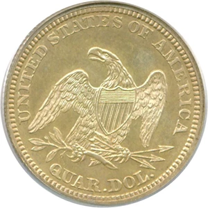 image for: 1859 25c PCGS/CAC Proof 64 Cameo