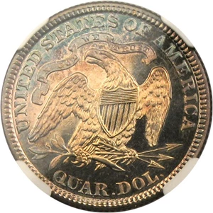 image for: 1888 25c NGC Proof 65