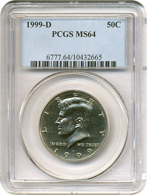 image for: 1999-D 50c  PCGS MS64 