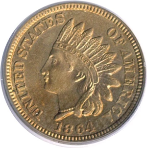 image for: 1864 1c CN PCGS MS64