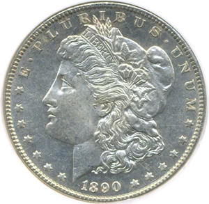 image for: 1890 $1 NGC MS61 PL