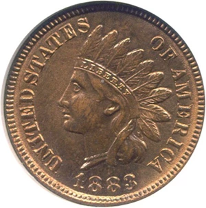 image for: 1883 1c NGC MS64 RD
