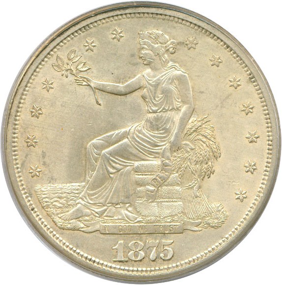 image for: 1875-S Trade$  PCGS MS63