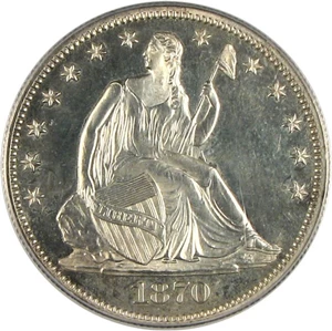 image for: 1870 50c PCGS/CAC Proof 64