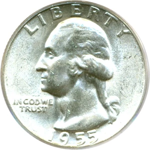 image for: 1955 25c PCGS MS64