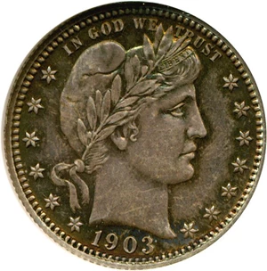 image for: 1903 25c NGC Proof 64