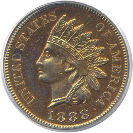 image for: 1888 1c  PCGS Proof 64 RB