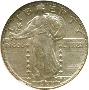 image for: 1925 25c NGC MS65