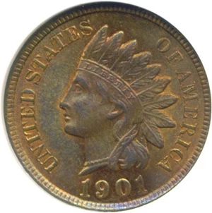 image for: 1901 1c NGC MS66 RB