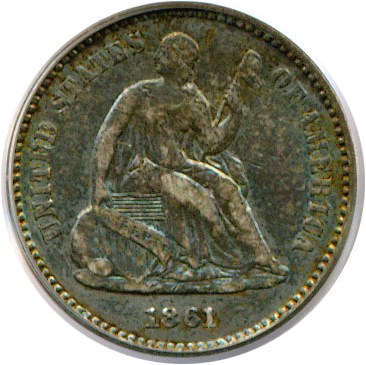 image for: 1861/0 H10c  PCGS XF40 
