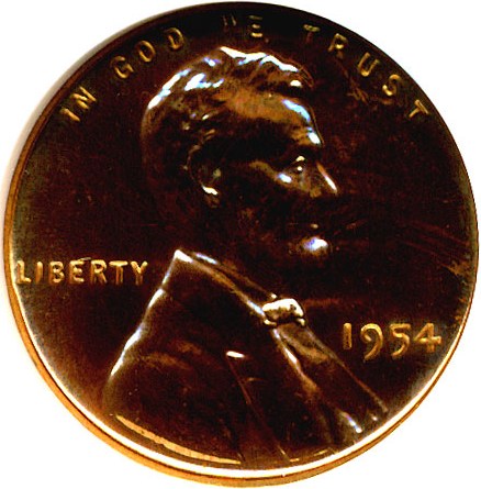 image for: 1954 1c  ANACS Proof 64 RD