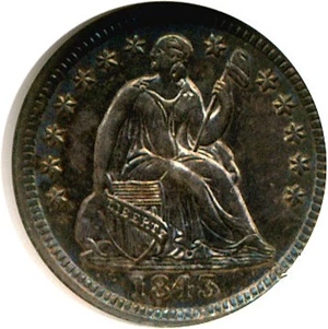 image for: 1843 H10c NGC MS64