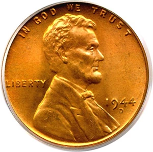 image for: 1944-D 1c PCGS MS67 RD
