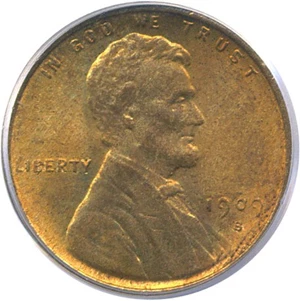 image for: 1909-S VDB 1c PCGS/CAC MS64 RD