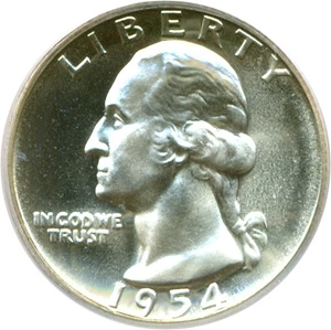 image for: 1954 25c PCGS Proof 68