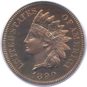 image for: 1890 1c PCGS Proof 64 RD
