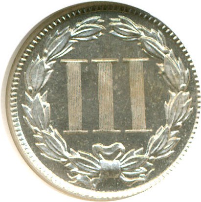 image for: 1885 3cN  NGC Proof 66 Cameo