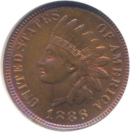 image for: 1886 1c Type 1 NGC MS65 RB