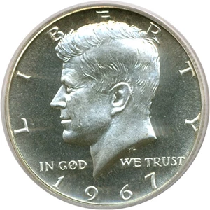 image for: 1967 50c SMS PCGS MS67
