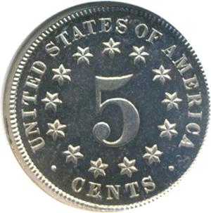 image for: 1871 5c NGC/CAC Proof 65 Cameo