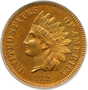 image for: 1872 1c PCGS Proof 64 RB