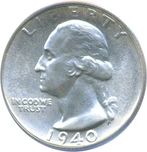 image for: 1940 25c PCGS Proof 66