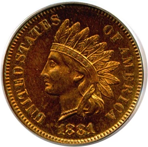 image for: 1881 1c PCGS Proof 64 RB (Eagle Eye Photoseal)