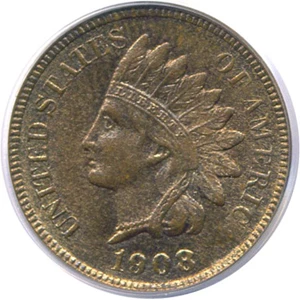 image for: 1908-S 1c PCGS/CAC MS65 RB