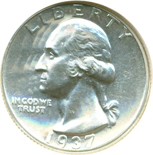 image for: 1937 25c NGC Proof 63
