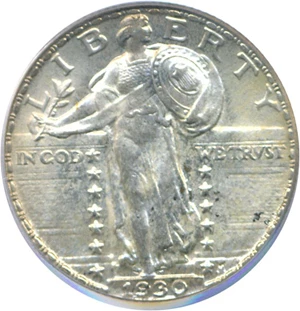 image for: 1930 25c PCGS MS65