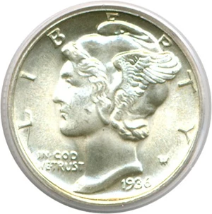 image for: 1936 10c PCGS MS66 FB