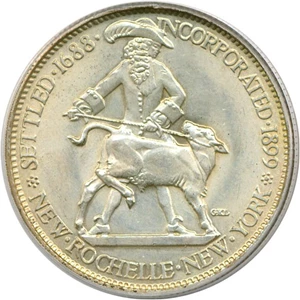 image for: 1938 50c New Rochelle PCGS MS64