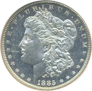 image for: 1885 $1 NGC MS62 DMPL