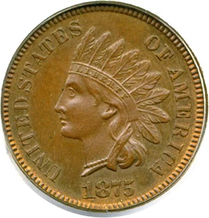 image for: 1875 1c PCGS Proof 64 RB