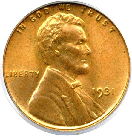 image for: 1931 1c  PCGS MS64 RD